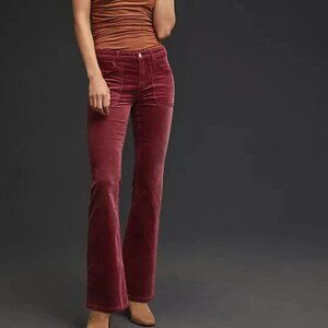 🍷👖 Anthropologie Pilcro “The Icon” Corduroy Flare Jeans – Size 25